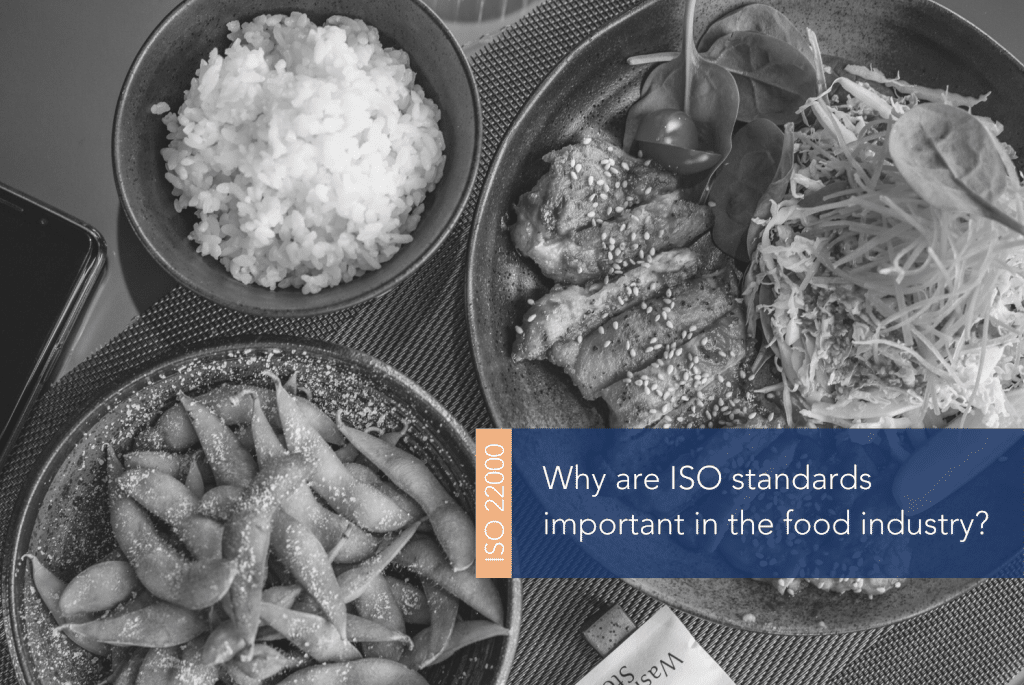 Why are ISO standards important in the food industry MAIN A group of bowls with food in it