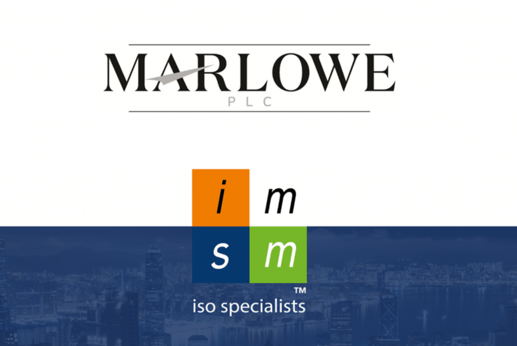 Marlowe Plc and IMSM logo