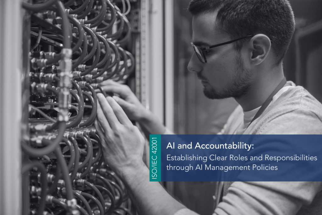 AI and Accountability MAIN A person looking at a computer
