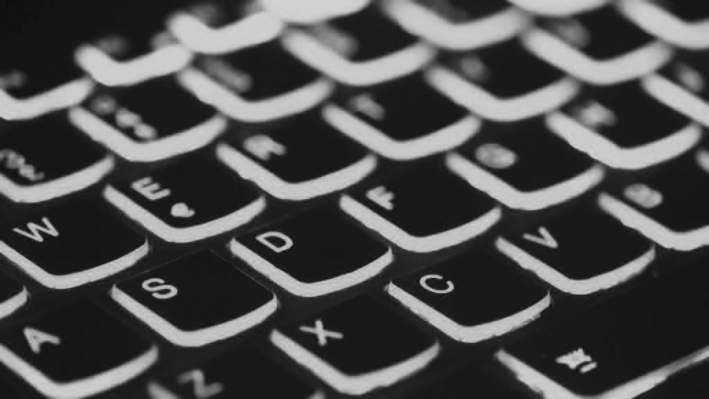 Black and White keyboard