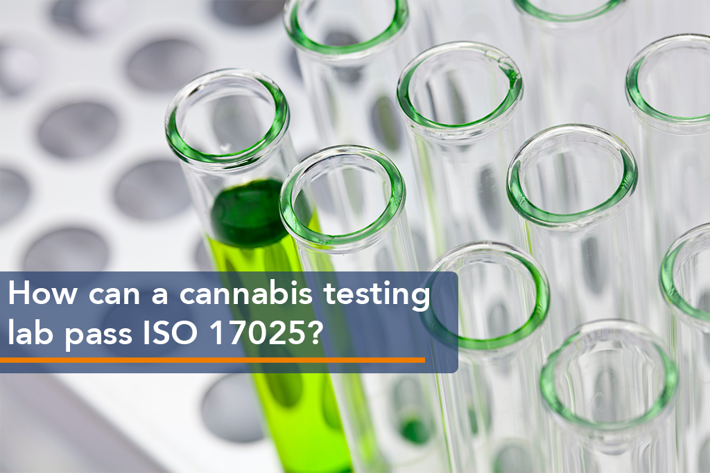 How can a cannabis testing 17025